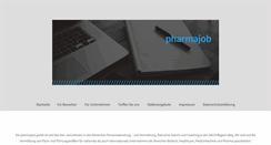Desktop Screenshot of pharmajob.de
