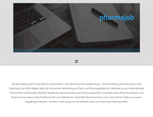 Tablet Screenshot of pharmajob.de